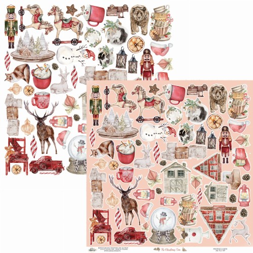 The Christmas Time- dodatki/ elements to be cut 12x12''
